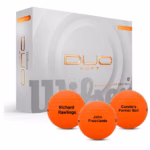 Wilson Duo 2025 orange golf ball variant