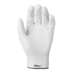 Palm view of Wilson W/S Staff Model golf glove showing Cabretta leather grip