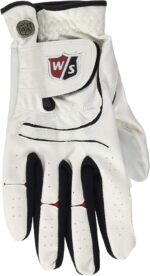 Wilson W/S Staff Model golf glove with embroidered Wilson logo
