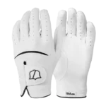 Wilson W/S Staff Model golf glove made from premium white Cabretta leather
