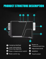 PGM Long Distance Golf Laser Rangefinder Magnetic with Slope 5-1500m - Image 5