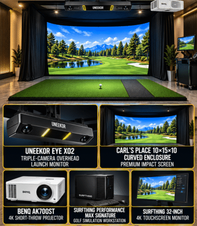 Uneekor EYE XO2 Commercial Golf Package