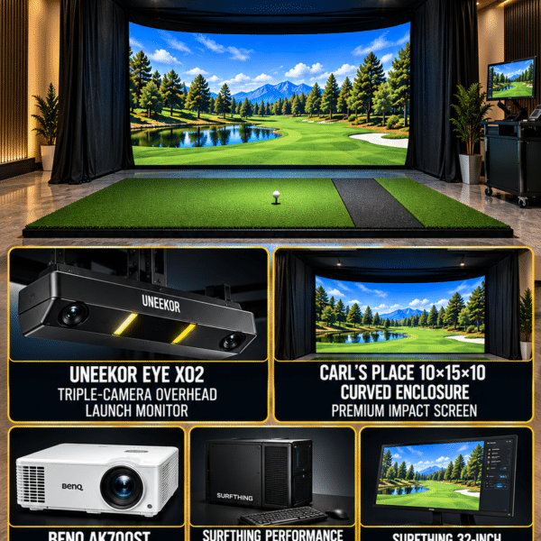 Uneekor EYE XO2 Commercial Golf Package