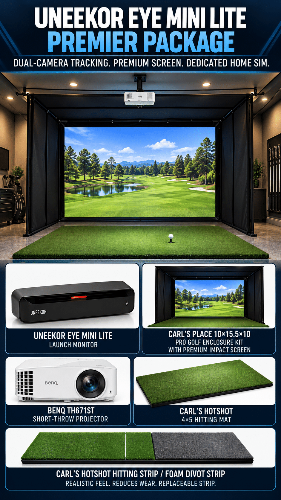Uneekor Eye Mini Lite Premier Package Uneekor Eye Mini Lite Premier Package
