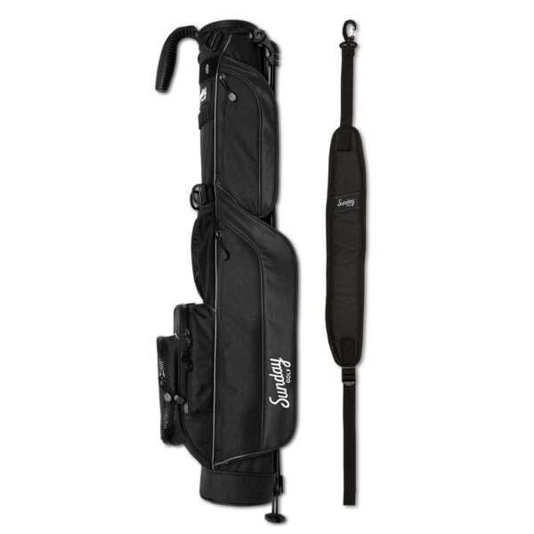 Sunday Golf Loma Golf Bag Matte Black lightweight Par 3 carry bag